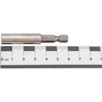 Адаптер нержавеющий магнитный для бит (60 мм; 1/4") NOVOCRAFT BH060SS14001