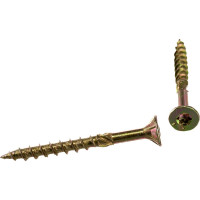 Саморезы по дереву КРЕП-КОМП ПРОФИ желтые, потайн. 5.0х50 мм 200 шт. 05050Fh