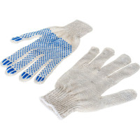 Трикотажные перчатки СВС с ПВХ напылением, 7 класс 31010270