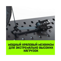 Стяжной автовозный ремень HITCH PROFF 50 мм, 4 т, 3 м, контроллер 750 мм, J-крюки SZ068109