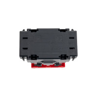 Розетка Legrand 2К+3- Программа Mosaic для монтажа на кабель-каналах с винтовыми зажимами красная 077611
