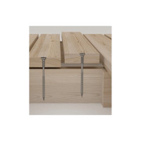 Шуруп дистанционный юстировочный 6x70 мм потайная головка TORX белый цинк (200 шт.) Rusconnect WDS 06070 390607