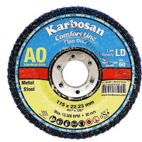 Диск лепестковый (115х22 мм; Р60) Karbosan KAR-981220