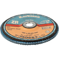 Диск лепестковый INOX 180х22 мм низкой плотности Karbosan KAR-982740