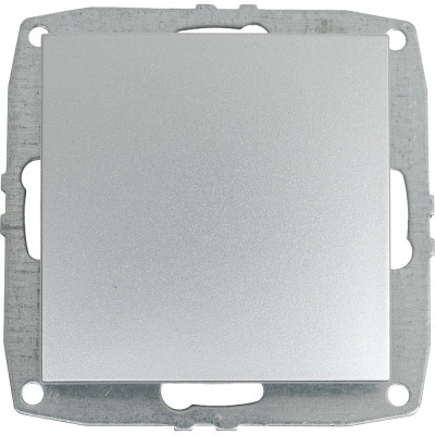 Механизм 1-клавишного выключателя MONO ELECTRIC L/D, серебро 500-002125-100