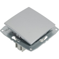 Механизм 1-клавишного выключателя MONO ELECTRIC L/D, серебро 500-002125-100
