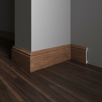 Напольный плинтус Decor-Dizayn ударопрочный влагостойкий цвет вишня 100Х16Х2400 мм 701-83SH