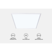 Светодиодная панель Apeyron 36Вт, 3600Лм, 6500К, 595х595х9мм 42-002