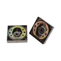 Квадратная завертка к ручкам Ренц черный никель INBK 03 BN