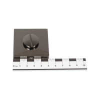 Квадратная завертка к ручкам Ренц черный никель INBK 03 BN