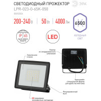 Прожектор светодиодный уличный ЭРА LPR-023-0-65K-050 50Вт 6500K IP65 Б0052024