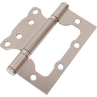 Накладная петля без врезки Стандарт 2BB SN (100х75х2.5 мм; матовый никель; 1 шт) 12846