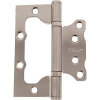 Накладная петля без врезки Стандарт 2BB SN (100х75х2.5 мм; матовый никель; 1 шт) 12846