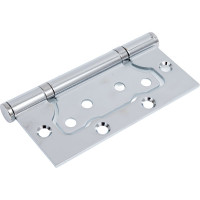 Накладная петля без врезки Стандарт 2BB CP (100х75х2.5 мм; хром; 1 шт) 7106