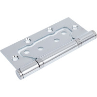 Накладная петля без врезки Стандарт 2BB CP (100х75х2.5 мм; хром; 1 шт) 7106