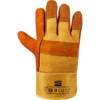 Замшевые перчатки Фабрика перчаток Ангара ПЕР-ЗАМШ-ХБ-12/120