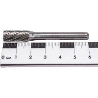 Борфреза твердосплавная цилиндрическая с торцевыми зубьями тип B ZAYS ROTORICA B0820X06