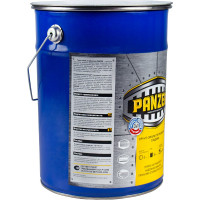 Грунт - эмаль PANZER по ржавчине 3 в 1 гладкая, черная, 5 кг 219864