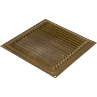 Решетка вентиляционная 150х150 мм бронзовый металлик Трибатрон 87695