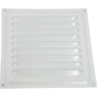 Решетка вентиляционная 100х100 мм белая Трибатрон 87516