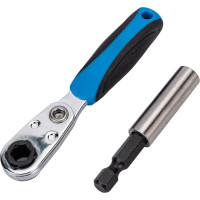 Набор бит с трещоткой HOEGERT TECHNIK 1/4 , SL, PH, PZ, HEX, Torx, Torx c отверстием  33 шт. HT1R460