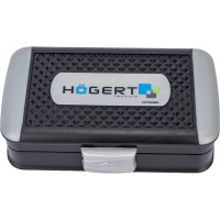 Набор бит с трещоткой HOEGERT TECHNIK 1/4 , SL, PH, PZ, HEX, Torx, Torx c отверстием  33 шт. HT1R460