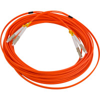 Патч-корд Hyperline FC-D2-50-LC/PR-LC/PR-H-10M-LSZH-OR волоконно-оптический (шнур) MM 50/12 35130