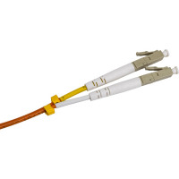 Волоконно-оптический патч-корд Hyperline FC-D2-50-LC/PR-ST/PR-H-1M-LSZH-OR (шнур) MM 50/125 27933