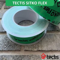 Армированная клейкая лента для склейки мембраны и пароизоляции Tectis Sitko Flex 50 мм х 25 м 07523