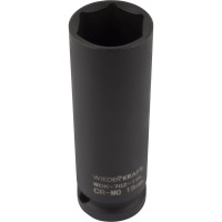Головка ударная глубокая тонкостенная 6-гранная (19 мм; 1/2") WIEDERKRAFT WDK-702-19L