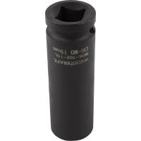 Головка ударная глубокая тонкостенная 6-гранная (19 мм; 1/2") WIEDERKRAFT WDK-702-19L