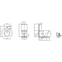 Чаша напольного унитаза Jacob Delafon Rodin+ 00270162 UJAB102-00