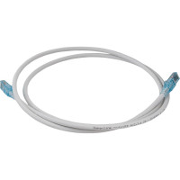 Патч-корд Hyperline PC-LPM-UTP-RJ45-RJ45-C6-1.5M-LSZH-WH U/UTP, Cat.6 (100% Fluke Component Tested), LSZH, 1.5 м, белый 230224