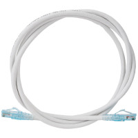 Патч-корд Hyperline PC-LPM-UTP-RJ45-RJ45-C6-1.5M-LSZH-WH U/UTP, Cat.6 (100% Fluke Component Tested), LSZH, 1.5 м, белый 230224