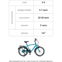 Жидкая резина KUDO COLOR FLEX голубая KU-5505