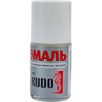Автомобильная ремонтная эмаль с кисточкой KUDO Белое облако 240 KU-70240-BB