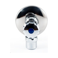 Угловой вентиль для бытовой техники PROFACTOR PF CHROME н/цанга 1/2 дюйма х 10мм PF BAV 362C