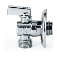 Угловой шаровой кран PROFACTOR PF CHROME ручка флажок, н/н 1/2 дюйма х 1/2 дюйма PF BAV 354