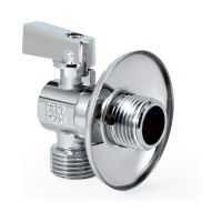 Угловой шаровой кран PROFACTOR PF CHROME ручка флажок, н/н 1/2 дюйма х 1/2 дюйма PF BAV 354