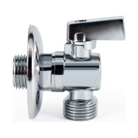 Угловой шаровой кран PROFACTOR PF CHROME ручка флажок, н/н 1/2 дюйма х 1/2 дюйма PF BAV 354