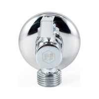 Угловой шаровой кран PROFACTOR PF CHROME ручка флажок, н/н 1/2 дюйма х 1/2 дюйма PF BAV 354