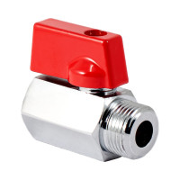 Шаровой кран PROFACTOR PF CHROME MINI для бытовой техники в/н 3/8 PF BMV 352.10