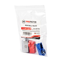 Шаровой кран PROFACTOR PF CHROME MINI для бытовой техники в/н 3/8 PF BMV 352.10