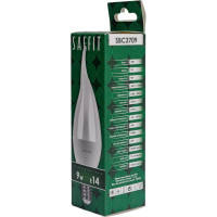 Светодиодная лампа SAFFIT SBC3709 Свеча на ветру E14 9W 6400K 55173
