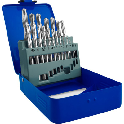 Набор сверл по металлу HSS 19 шт, 1-10 мм Vertextools 0987-19