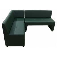 Угловой диван Мягкий офис Ритм зеленый РТ401ЗЛ