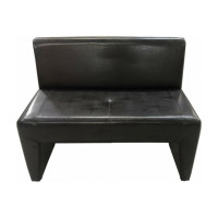 Диван Мягкий офис Ритм одноместный шоколадный РТ102ШК