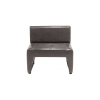 Диван Мягкий офис Ритм одноместный шоколадный РТ102ШК