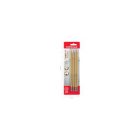 Шестигранный чернографитный карандаш ErichKrause Amber с ластиком 101 HB 45603