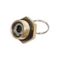 Клапан слива конденсата (10 шт; 22 мм) латунь с резиновым кольцом Дали-Авто DA-00903